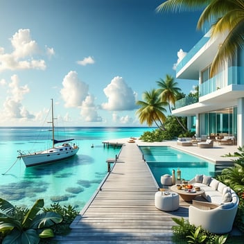 auf den Bahamas virtuell stressfrei investieren