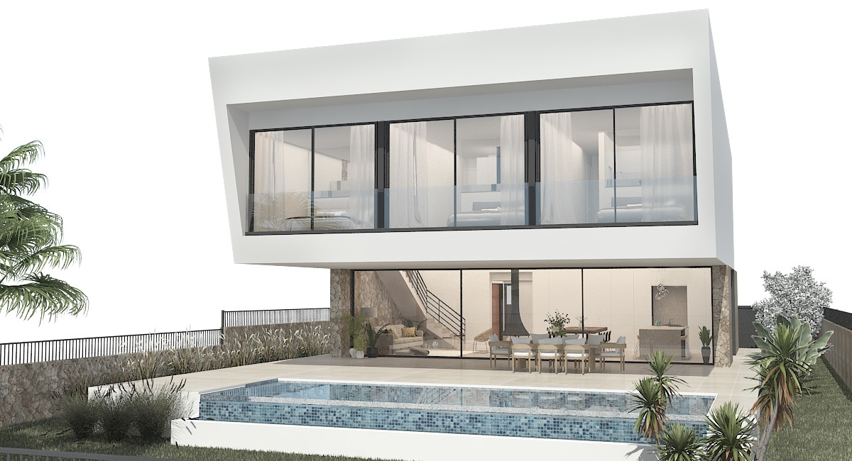 Villa Albeniz 2b Mar y Montaña - Render