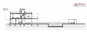 Falla 12 cross section with pool