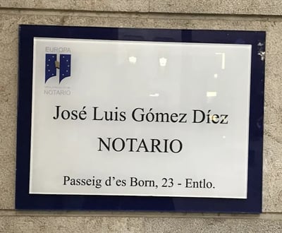 Notary appointment in Mallorca