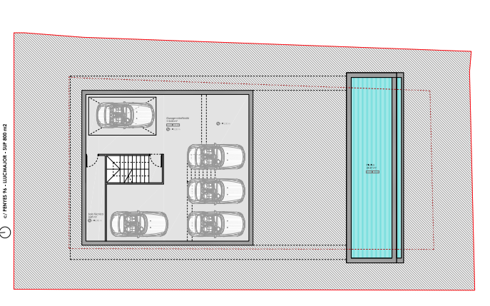 two-storey underground car park construction project Penyes 96 Cala Pi