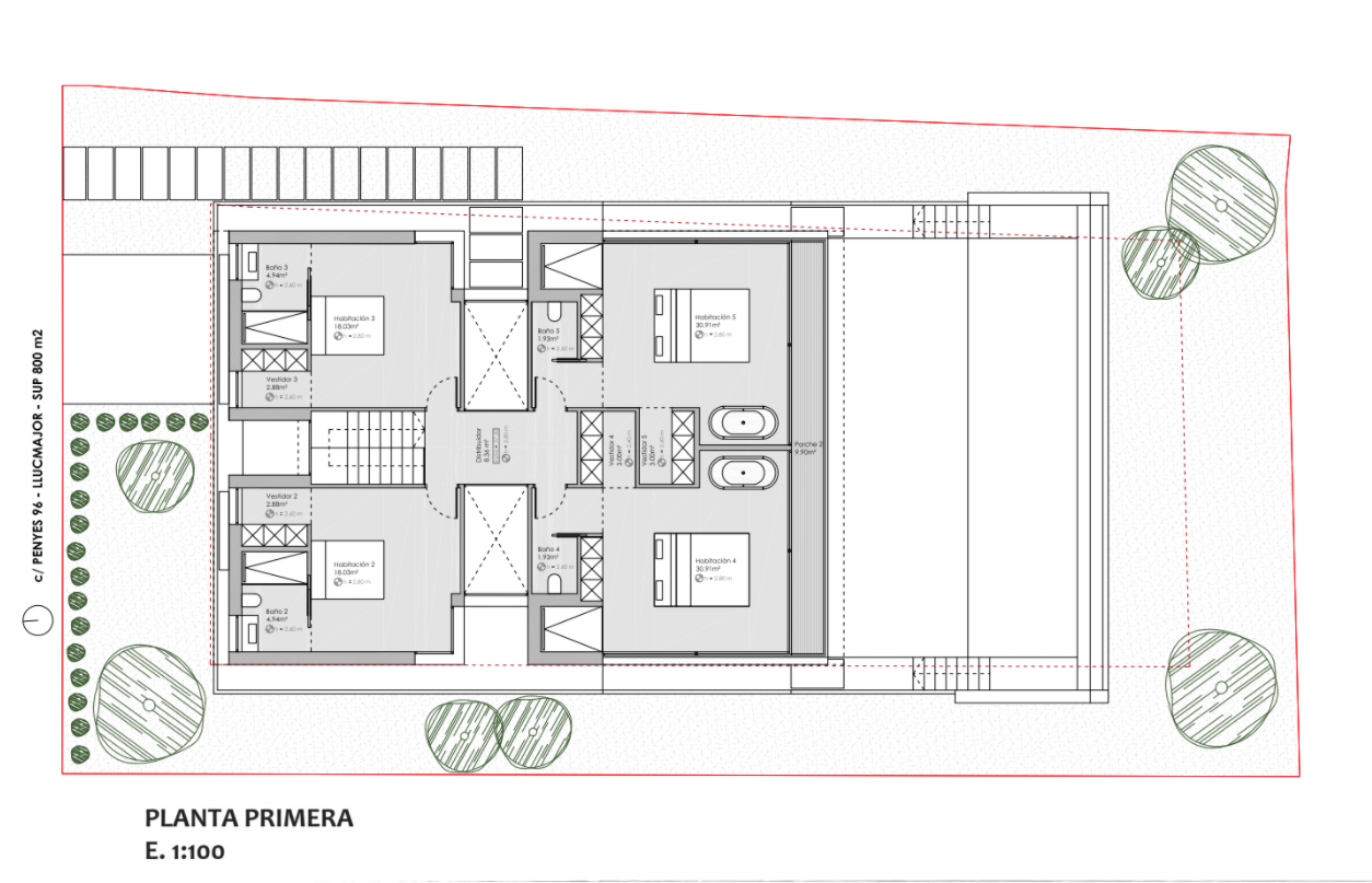First floor construction project Penyes 96 Cala Pi