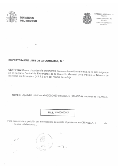 Steuernummer NIE für Immobilienkauf in Spanien